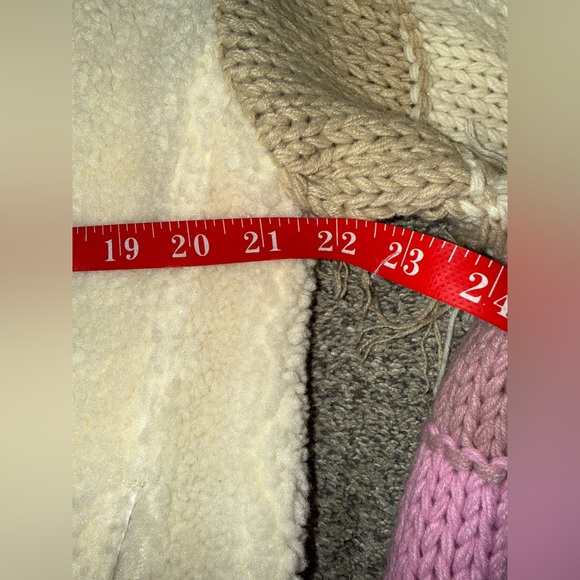 #918 POL Cream Sherpa Jacket - Picture 8 of 9